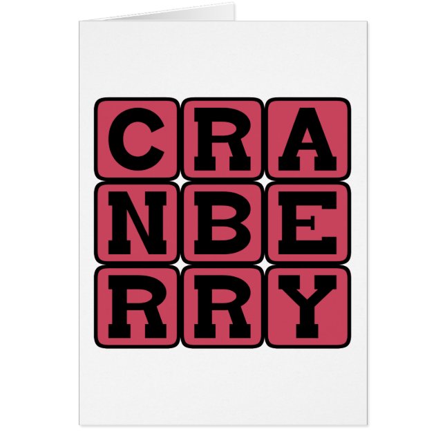 Cranberry, Fruits (Devant)