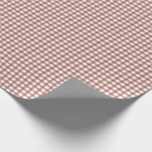 Cranberry Gingham Red Maroon