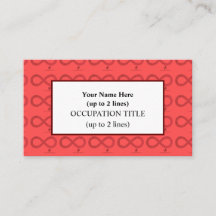 Cranberry Gradient Infinity Hearts