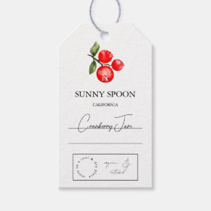 Cranberry Hang Tag