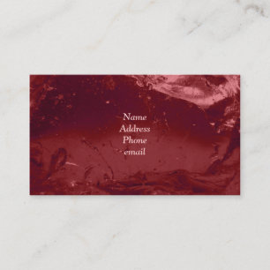 Cranberry Ice Business Card