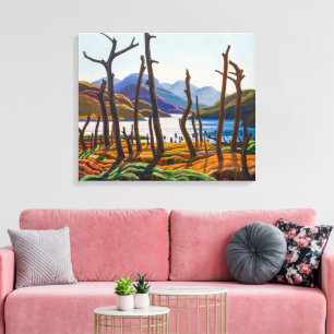 Cranberry Lake Franklin Carmichael Canvas Print