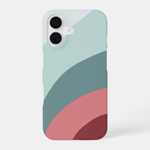 Cranberry & Mint Boho Colour Flow iPhone 16 Case