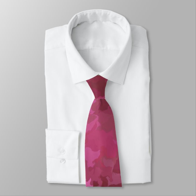 Cranberry Splash Tie (Tied)