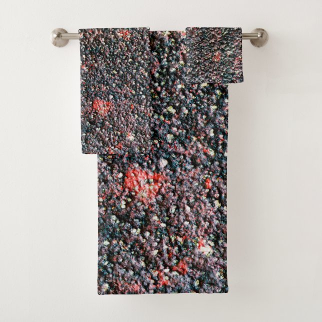 cranberry stir bath towel set (Insitu)