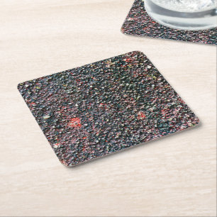 cranberry stir square paper coaster