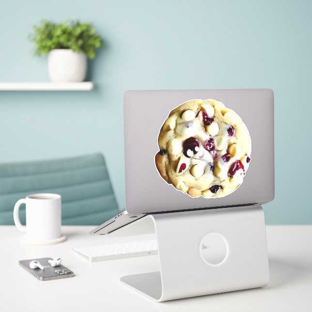 Cranberry White Chocolate Cookie (Laptop On Desk)