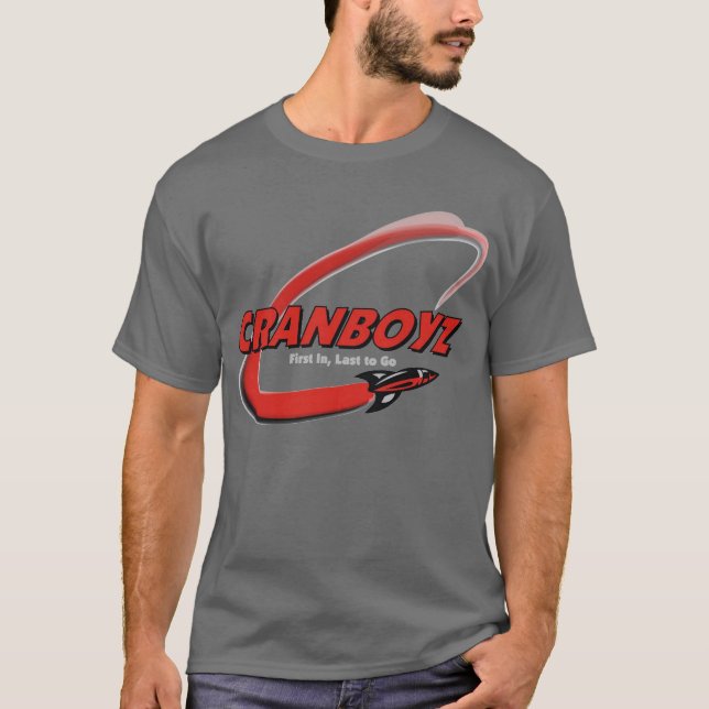 Cranboyz Logo 1-Sided (Dark Background) T-Shirt (Front)