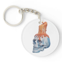 Crâne à bougie / Totenkopf mit Kerze