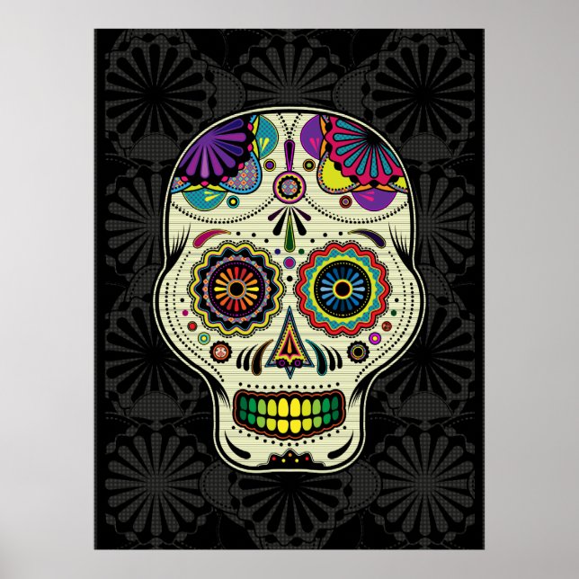 Crâne à sucre - Poster du Jour de l'Art mort (Devant)