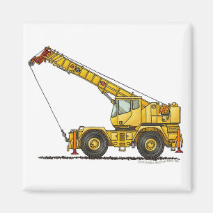 Crane All Terrain Hydraulic Construction Magnets