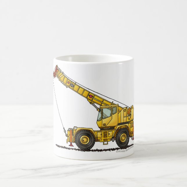 Crane All Terrain Hydraulic Construction Mugs (Center)