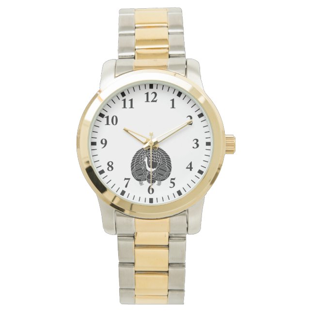 Crane and turtle watch (Front)