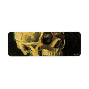 Crâne avec cigarette brûlante par Vincent van Gogh