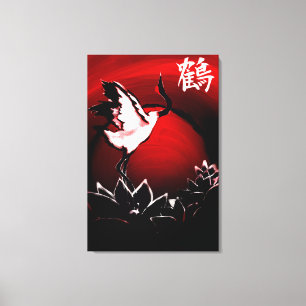 Crane Canvas Print