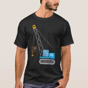 Crane Construction Chanukah Pajamas Toddler Boys H T-Shirt