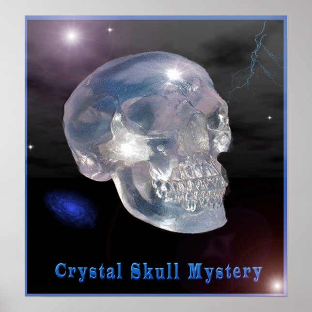 Crâne cristal Affiches de mystère (Devant)