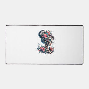 Crâne de femme Dia De Los Muertos squelette