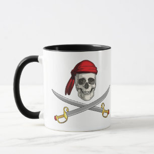 Crâne de Mug Pirate Café