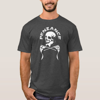 Crâne de Penzance les Cornouailles et T-shirt d'os