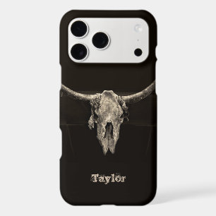 Crâne de taureau occidental Country Cowboy Rustiqu