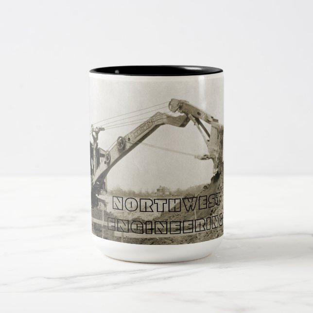 CRANE D'INGÉNIERIE DU NORD-OUEST SHOVEL MUG DÉBUT (Centre)