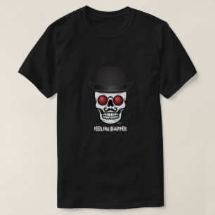 Crâne drôle sentant le T-shirt des hommes pimpants