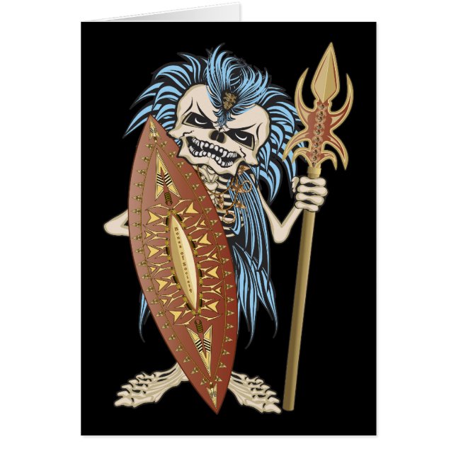 Crâne du guerrier tribal (Devant)