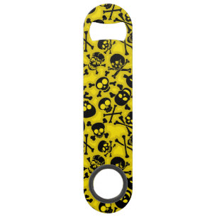 Crâne et motif d'os croisés