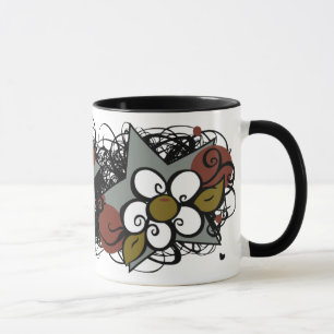 Crâne et tasse d'étoiles