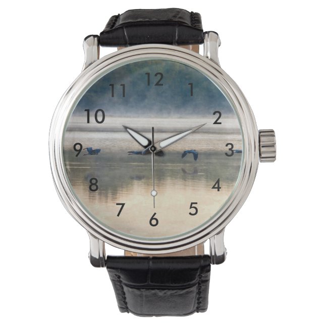 Crane Flight Painterly Watch (Front)