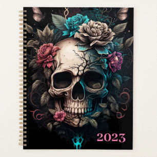 Crâne floral
