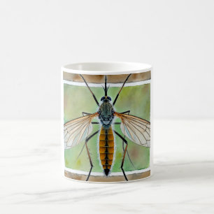 Crane Fly 080824IREF207 - Watercolor Coffee Mug