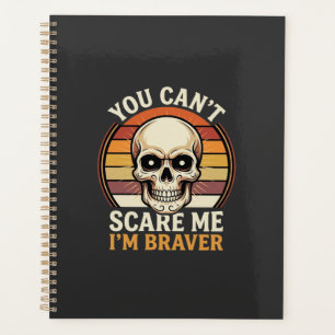 Crâne Halloween plus courageux Design d'Horreur Ré