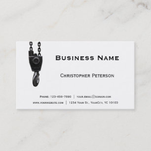 Crane hook Business Card