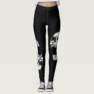 crâne leggings