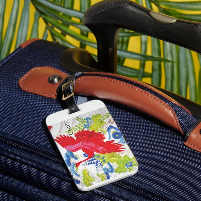  Crane Luggage Tag (Front Insitu 1)