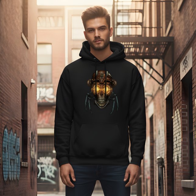 Crâne Mécanique : Sweat à capuche Steampunk (Créateur téléchargé)