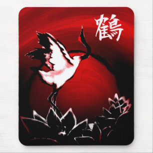 Crane Mouse Pad