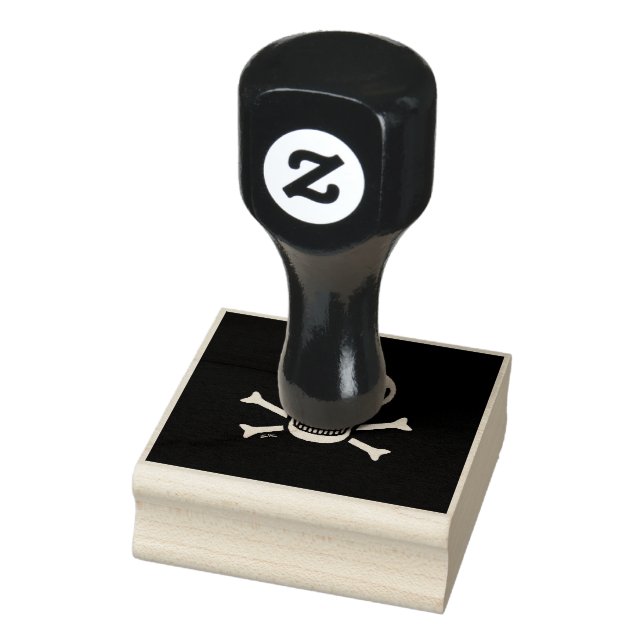 Crâne n Bones Tampon noir (Tampon)