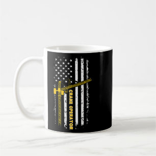 Crane Operator American Flag Crane Driver Week    Coffee Mug