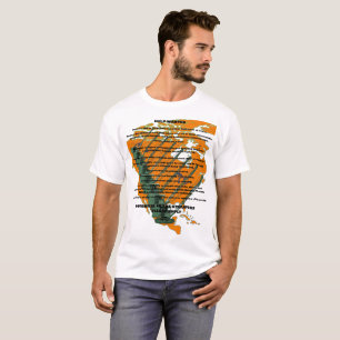 CRANE  OPERATOR APPLICATION SKILLS PLUS US MAP T-Shirt