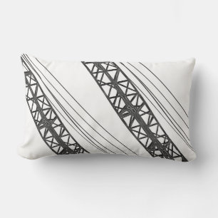 CRANE OPERATOR BOOM TIP ART NORTHWEST CRAWLER LUMBAR PILLOW
