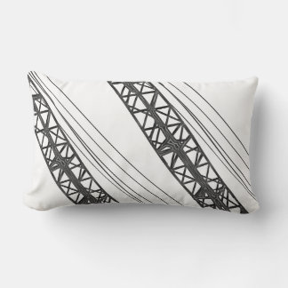 CRANE OPERATOR BOOM TIP ART NORTHWEST CRAWLER LUMBAR PILLOW