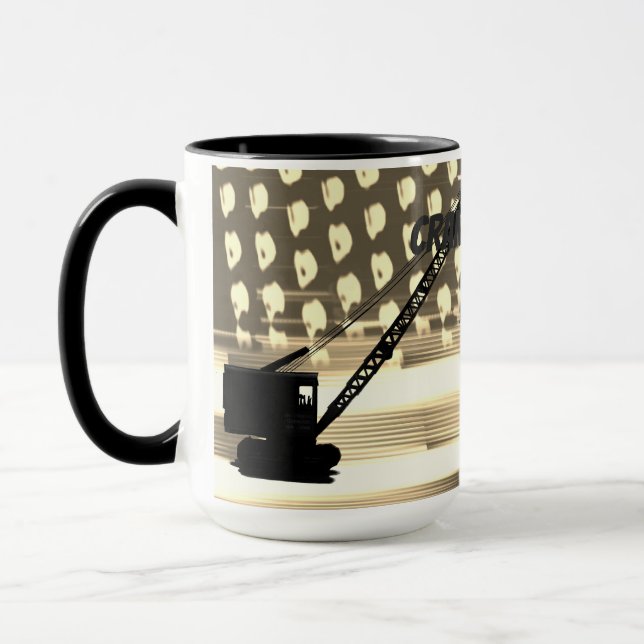 CRANE OPERATOR EQUALS MFIC completely custom Mug (Left)