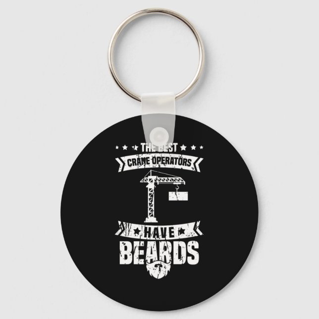 Crane Operator Rigger Driver Keychain (Front)