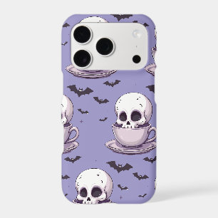 Crâne Pastel Goth dans une tasse à thé