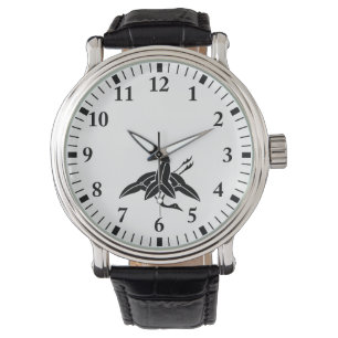 Crane-shaped arrowhead watch