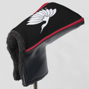 Crane-shaped chrysanthemum golf head cover