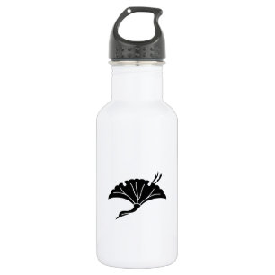 Crane-shaped ginkgo leaf 532 ml water bottle